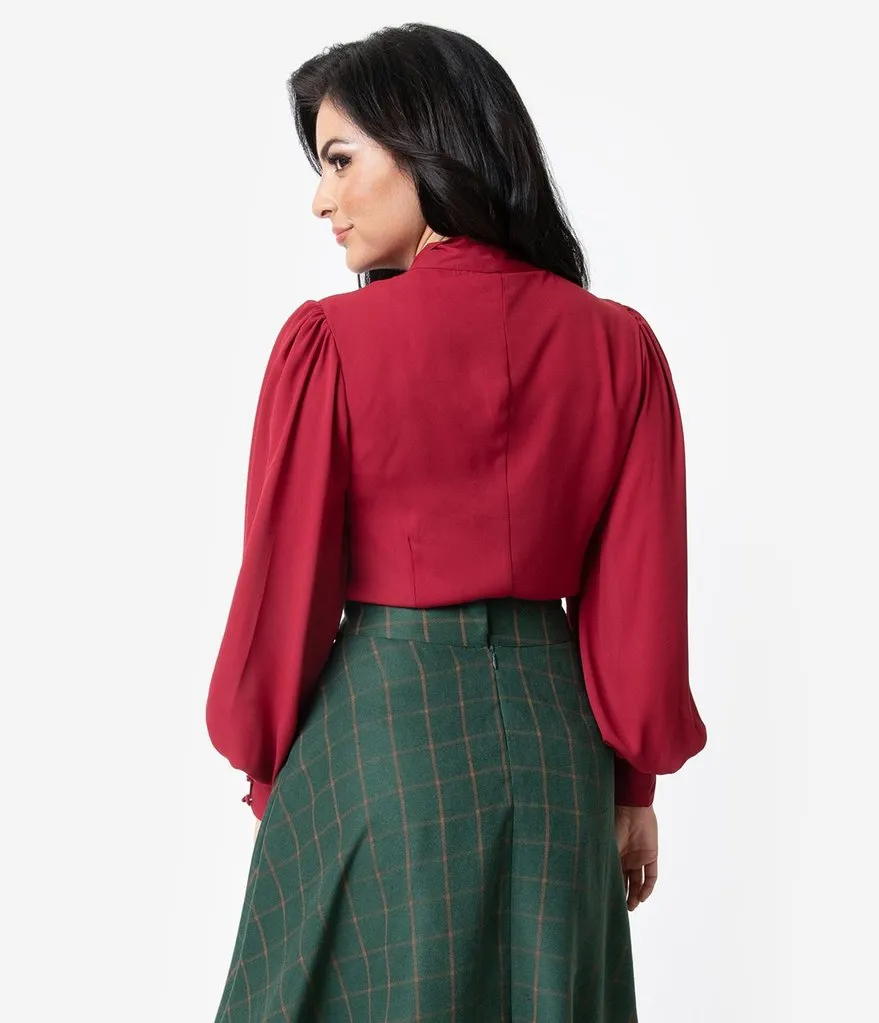 Gwen Tie Neck Blouse