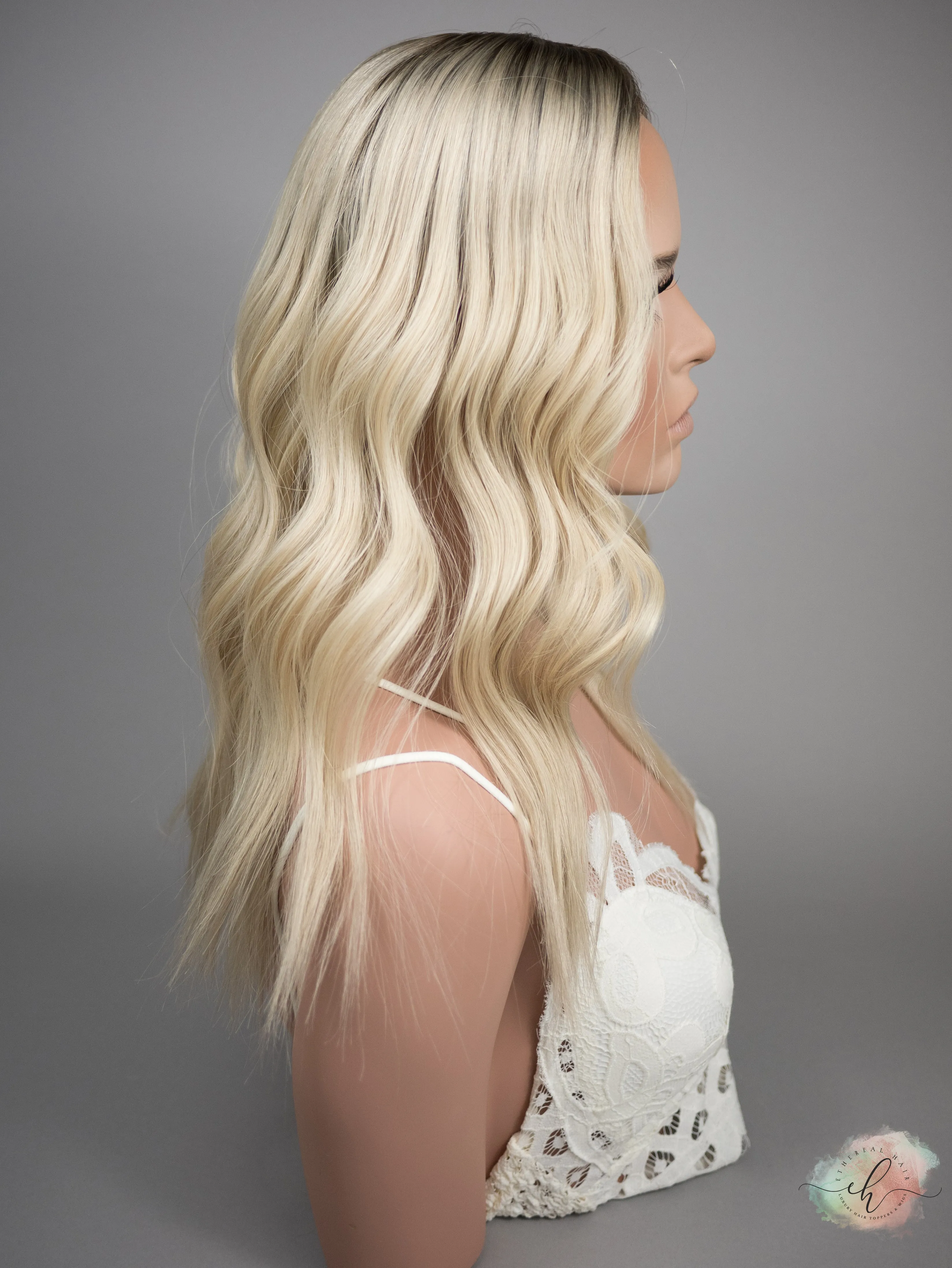 “GWEN" Premium Topper: Silk Top, 8x8, 19"