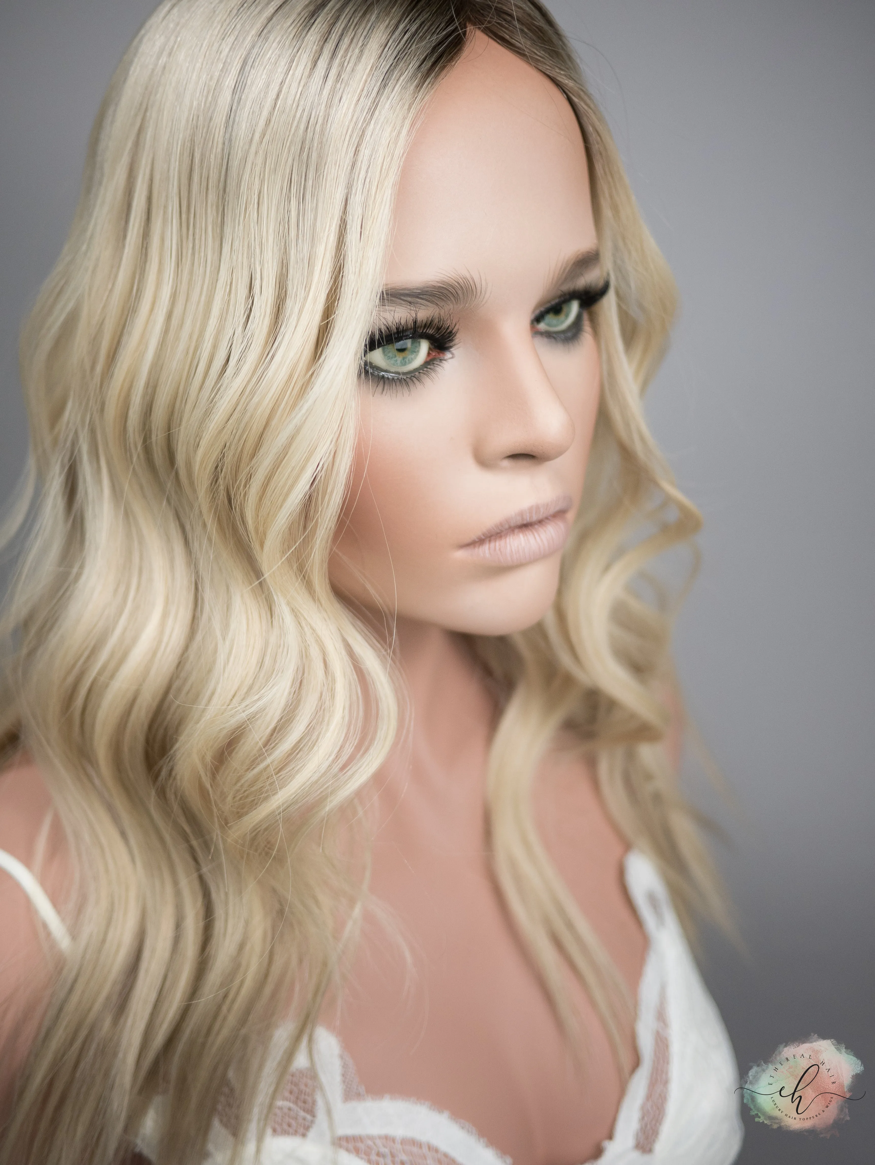 “GWEN" Premium Topper: Silk Top, 8x8, 19"