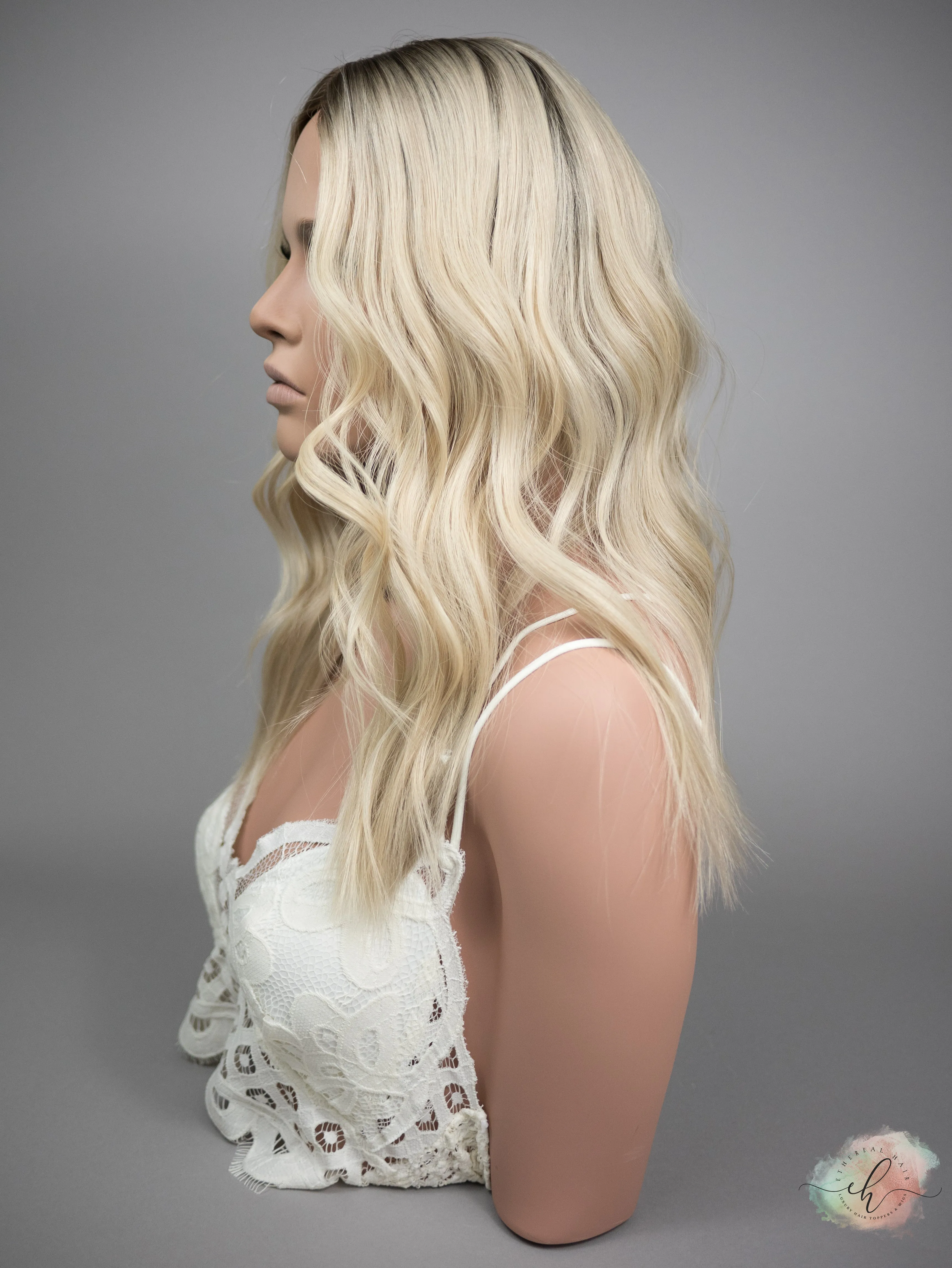 “GWEN" Premium Topper: Silk Top, 8x8, 19"