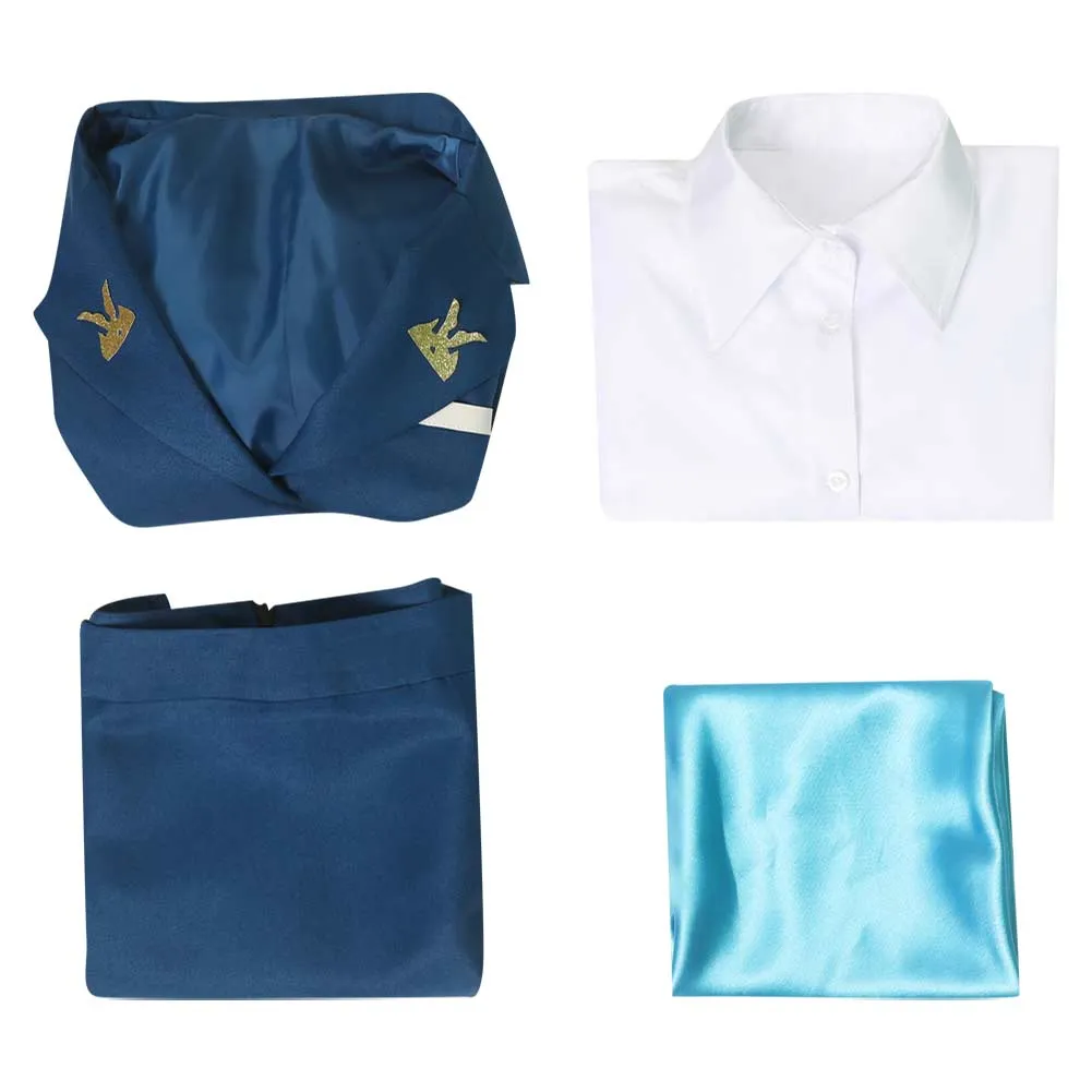 Hokkyoku Hyakkaten no Concierge-san Akino Working Suit Halloween Cosplay Costume