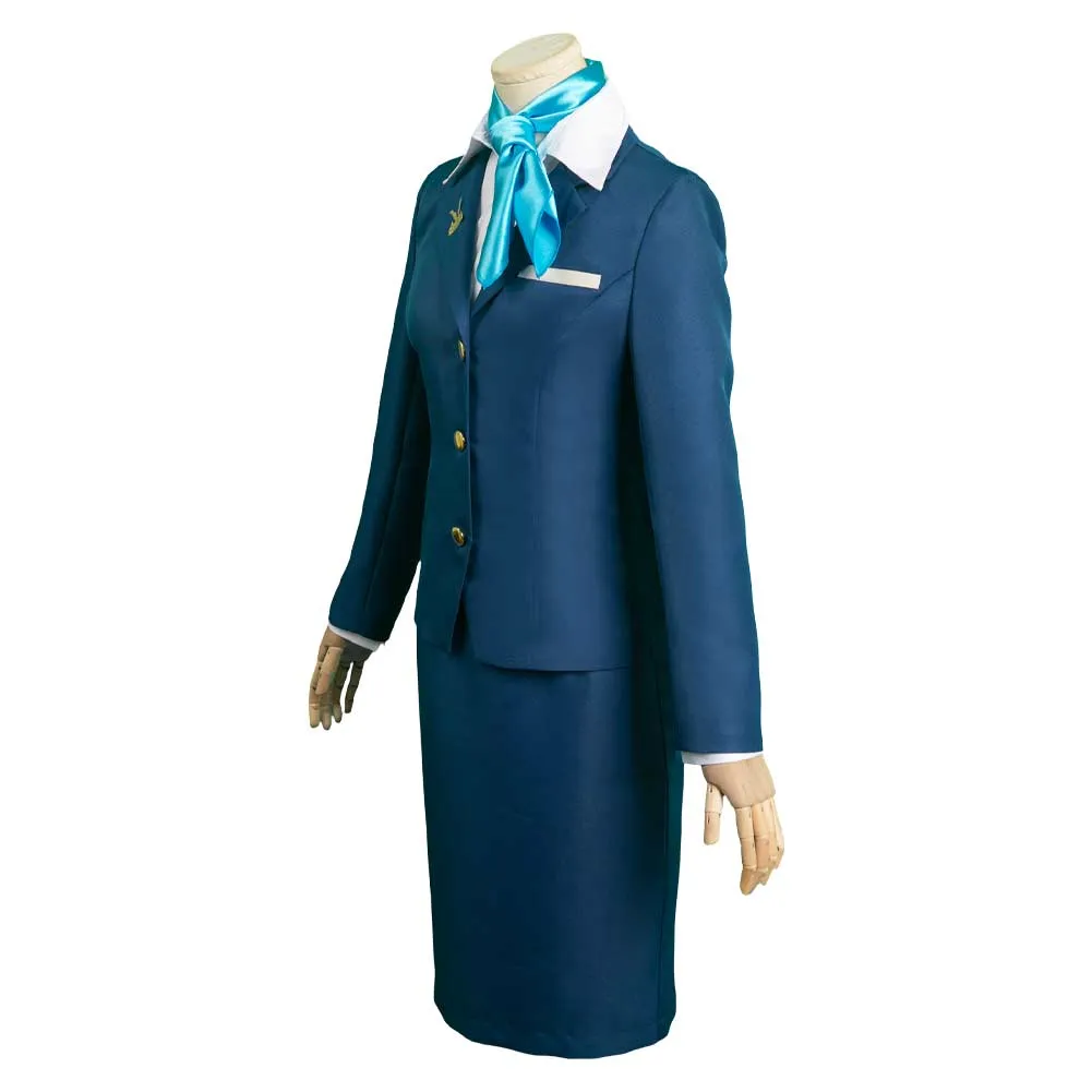 Hokkyoku Hyakkaten no Concierge-san Akino Working Suit Halloween Cosplay Costume
