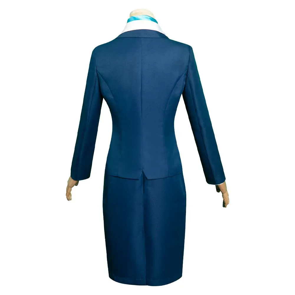 Hokkyoku Hyakkaten no Concierge-san Akino Working Suit Halloween Cosplay Costume