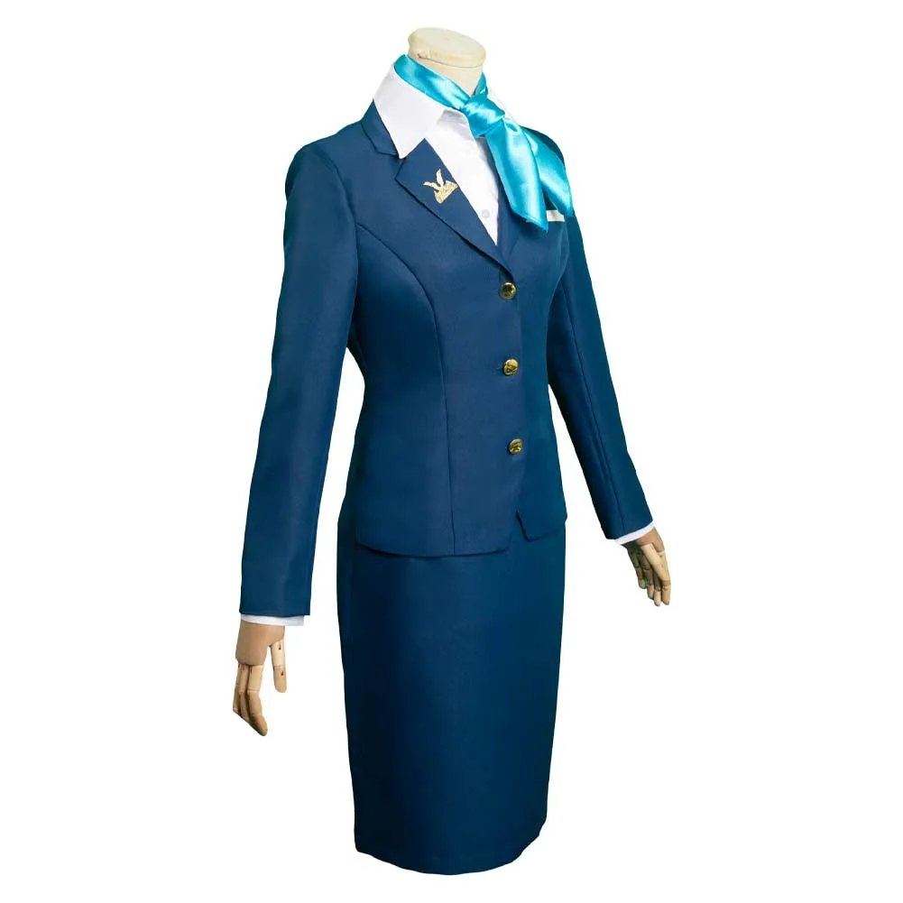 Hokkyoku Hyakkaten no Concierge-san Akino Working Suit Halloween Cosplay Costume