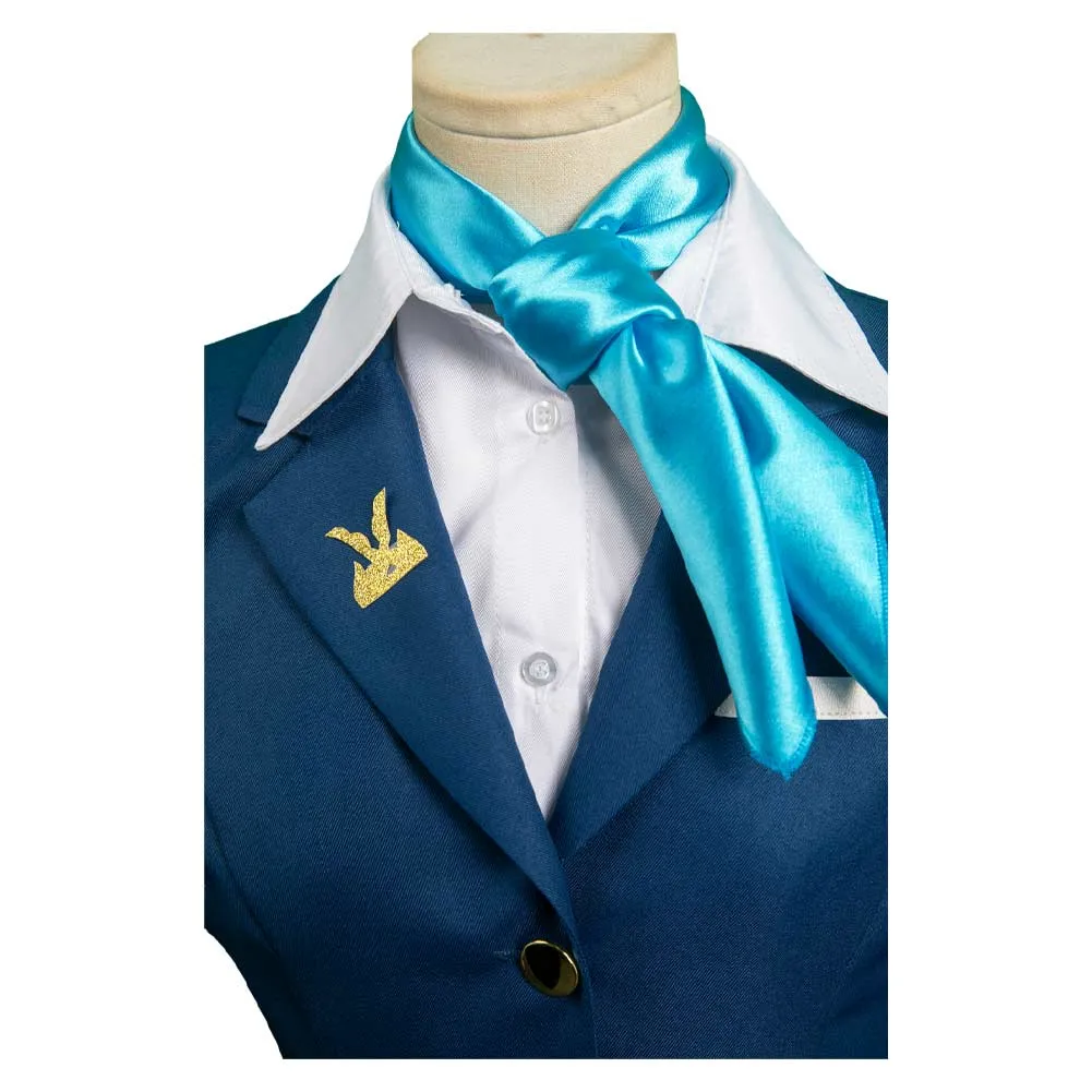 Hokkyoku Hyakkaten no Concierge-san Akino Working Suit Halloween Cosplay Costume