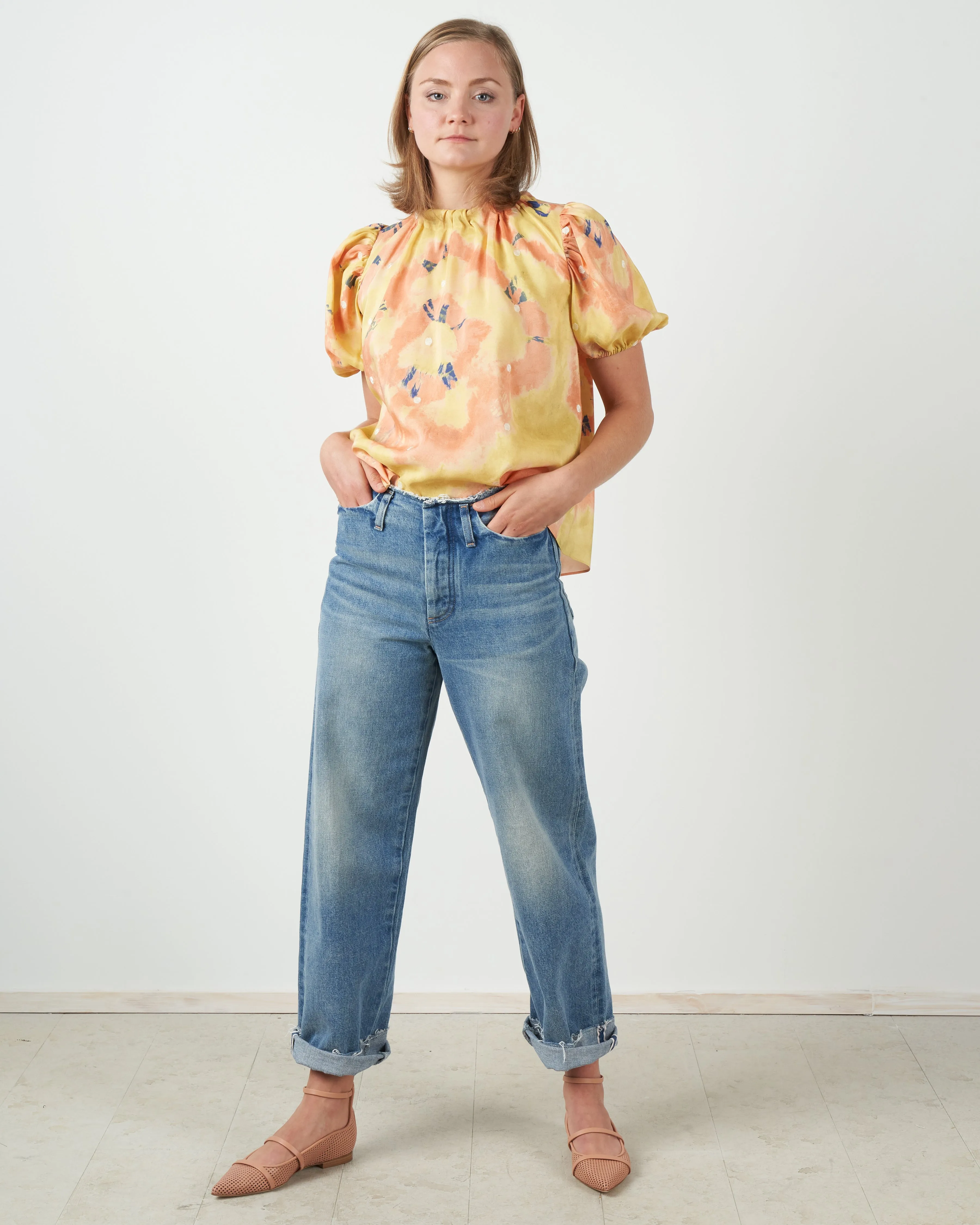 isolda top - citrine