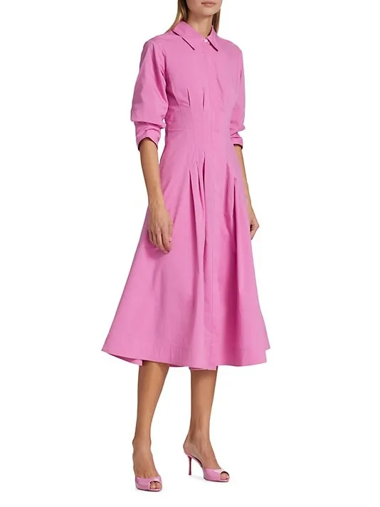 Jazz Pintuck Midi Dress