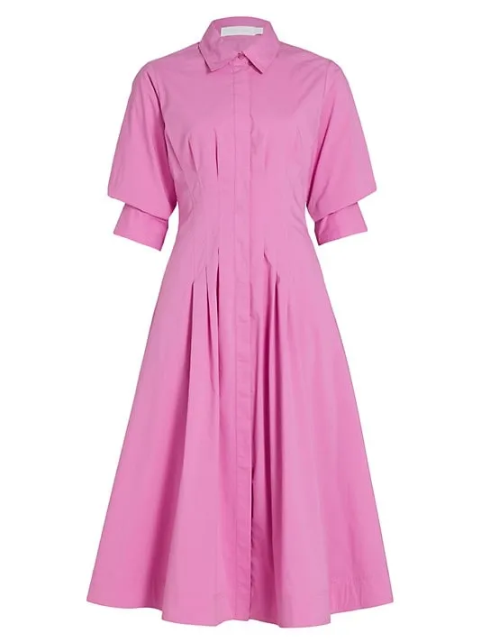 Jazz Pintuck Midi Dress
