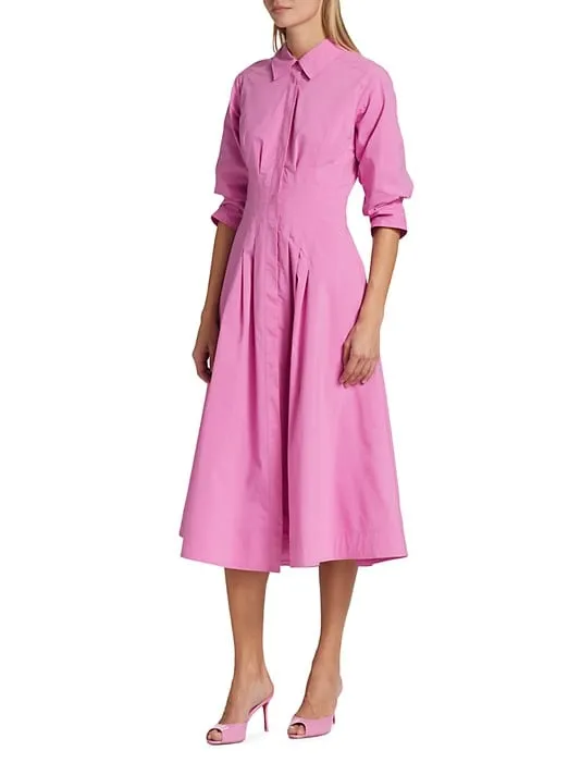 Jazz Pintuck Midi Dress