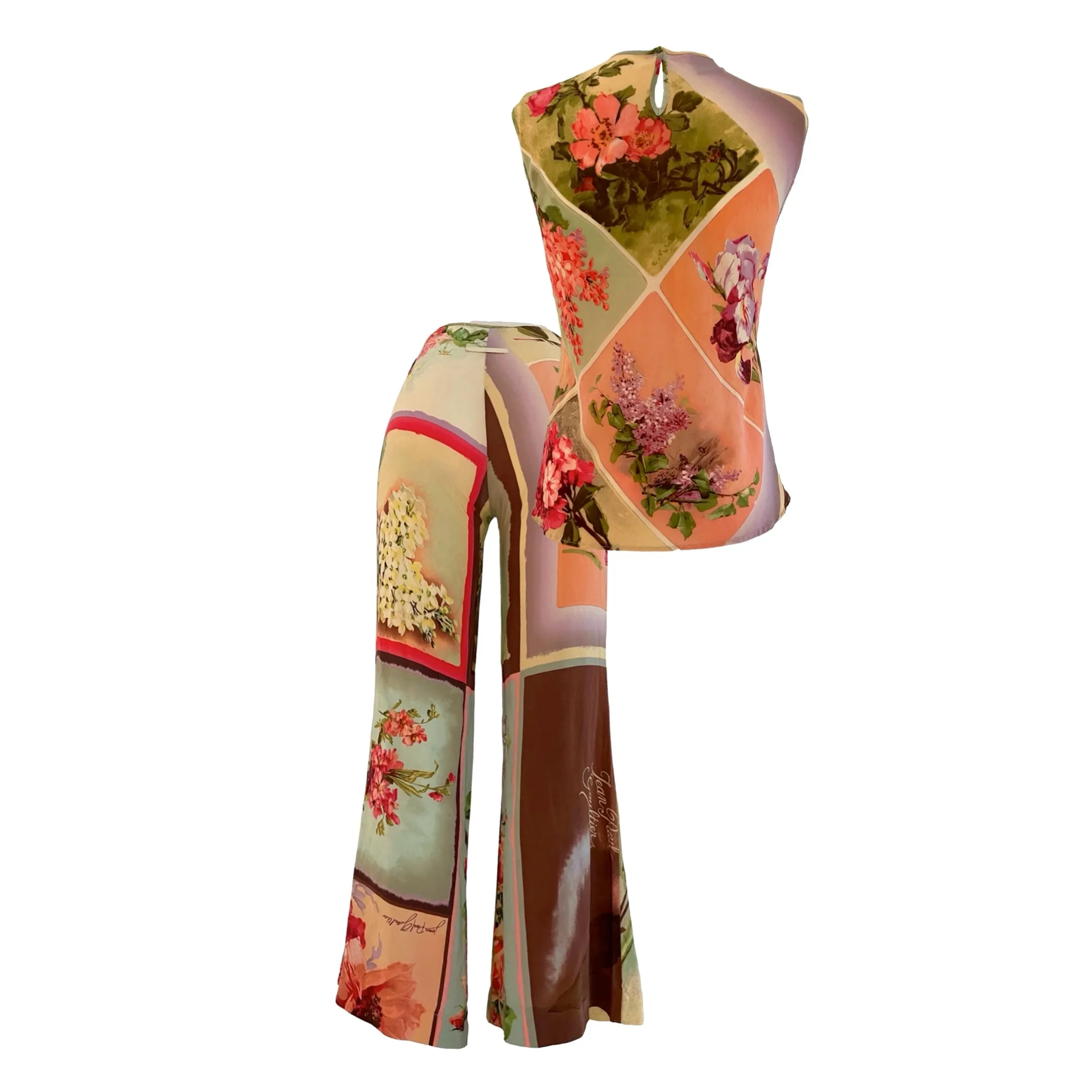 Jean Paul Gaultier Floral Silk Set