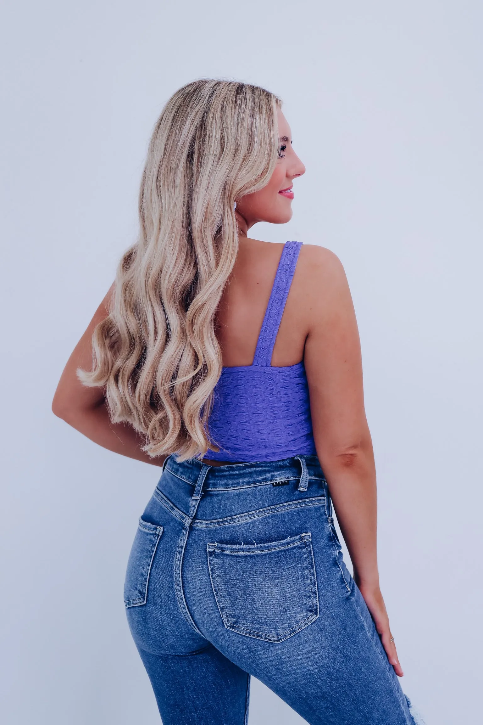 Jessi Jacquard Corset Cropped Top