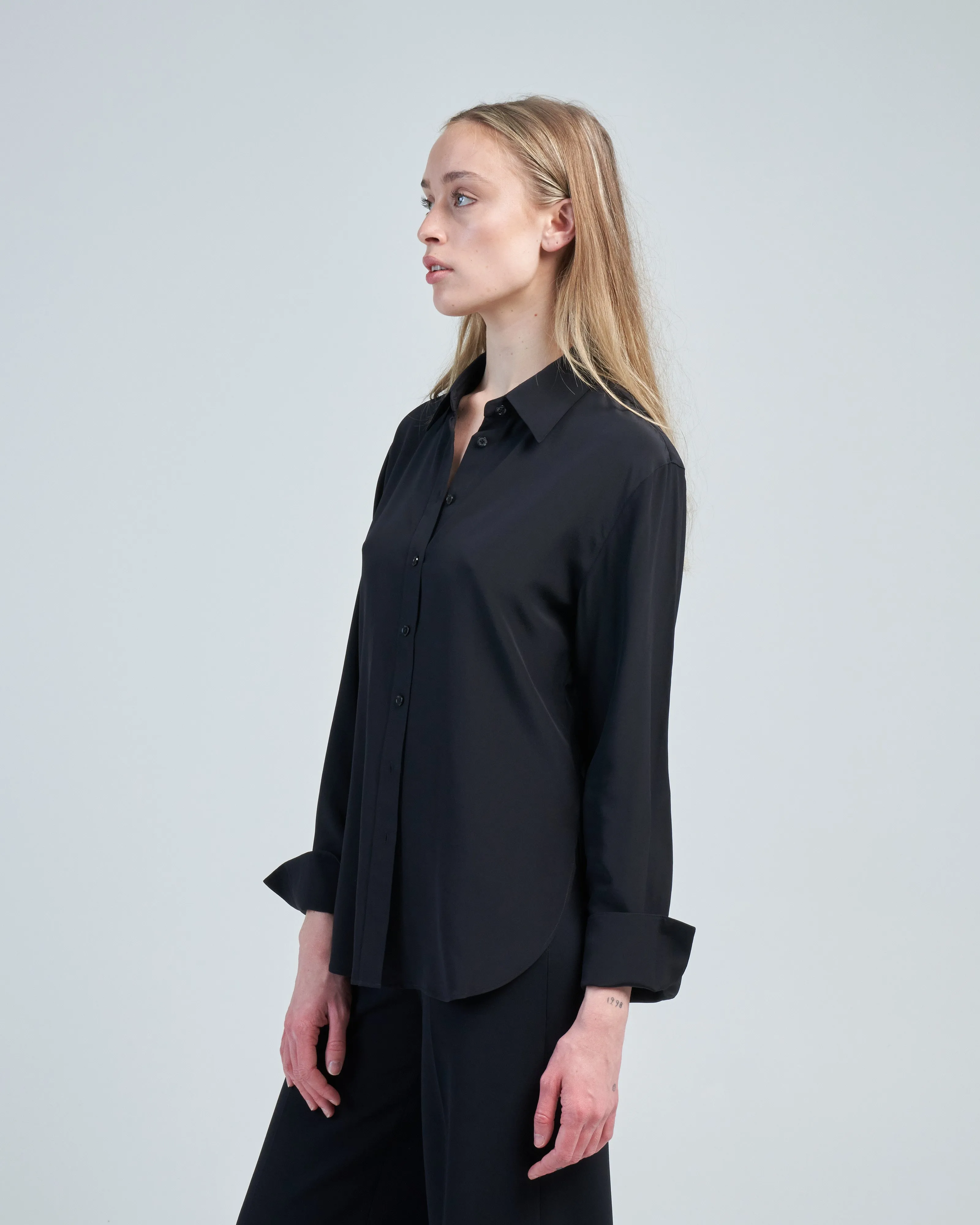 joe silk blouse