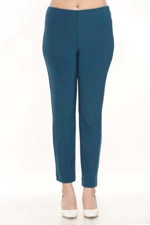 Joseph Ribkoff Split Hem Side Zip Slim Ankle Pants 243744