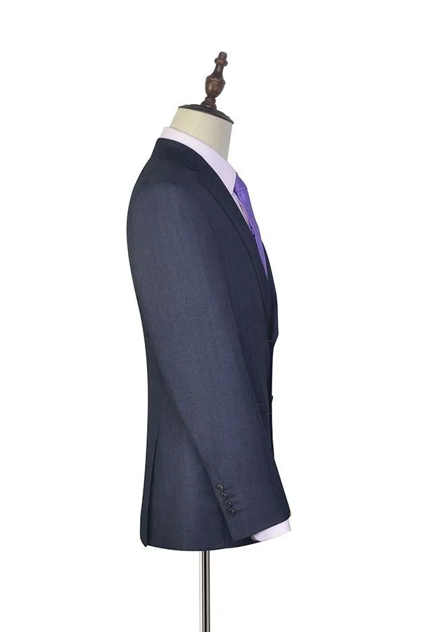 Julio Dark Grey Stripe Pattern Mens Suits for Formal