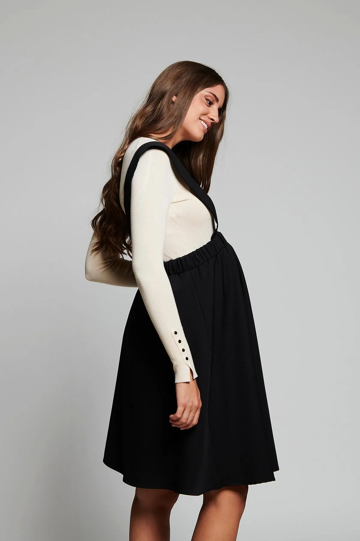 Kaiden Salopet Skirt - Black