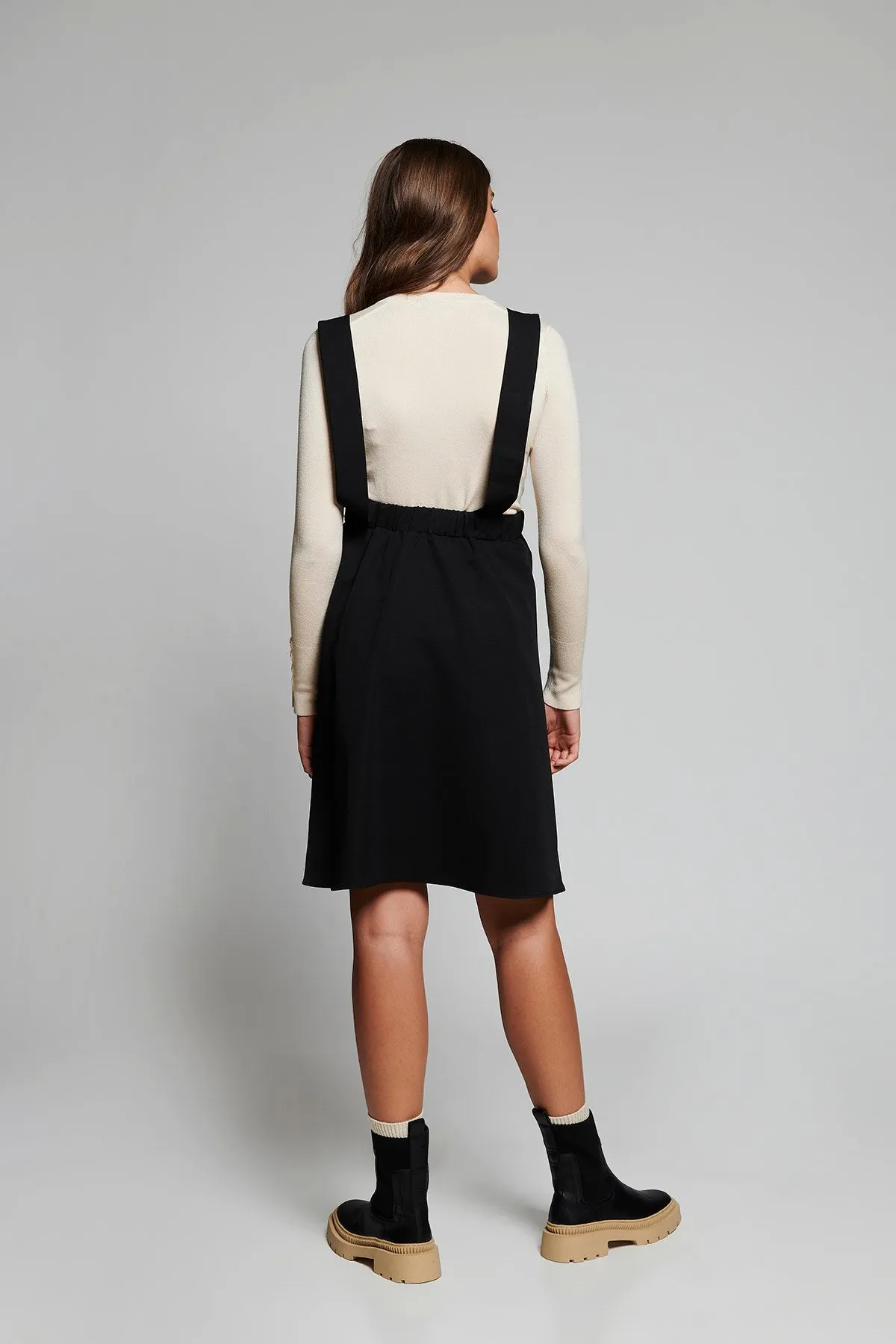 Kaiden Salopet Skirt - Black