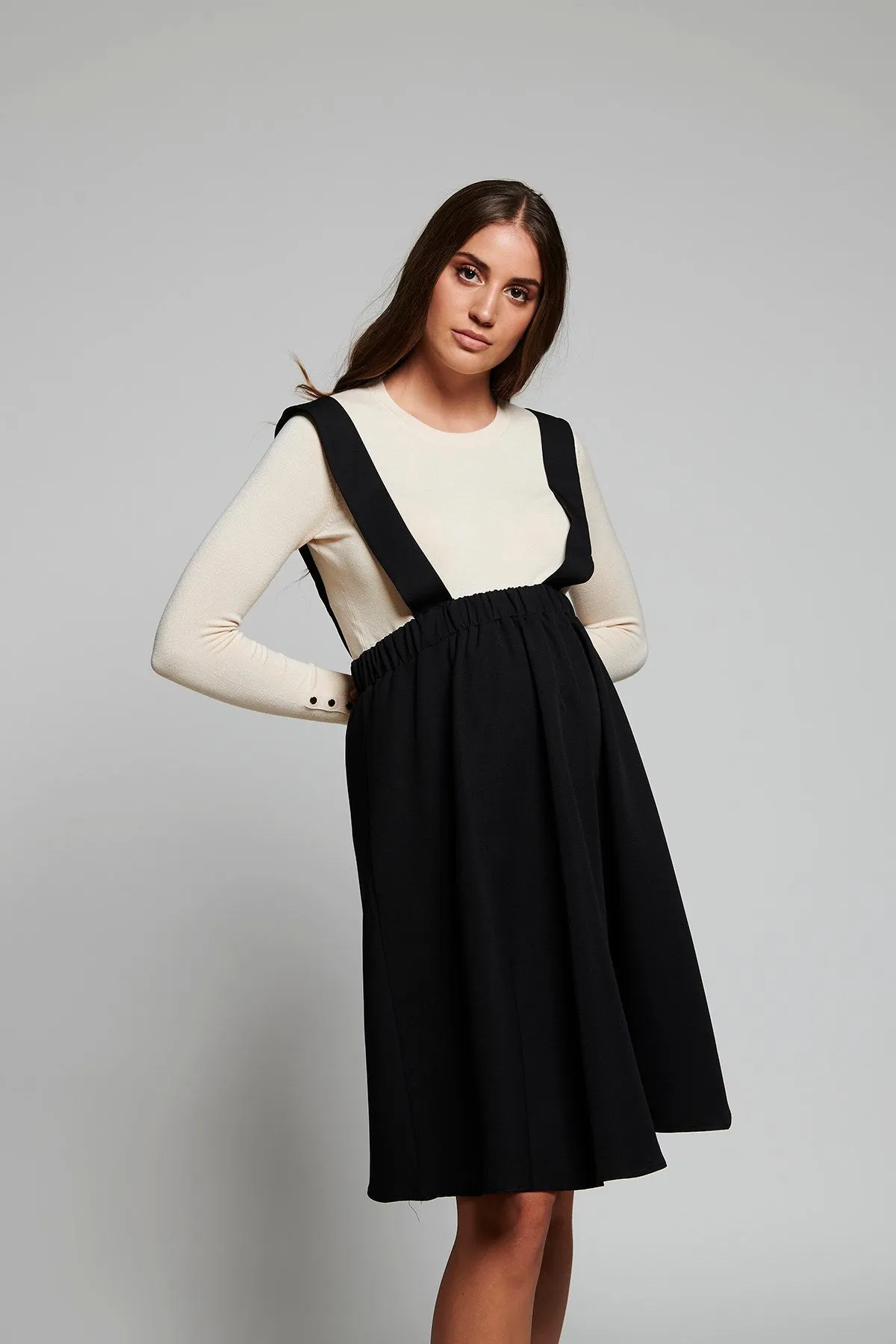 Kaiden Salopet Skirt - Black