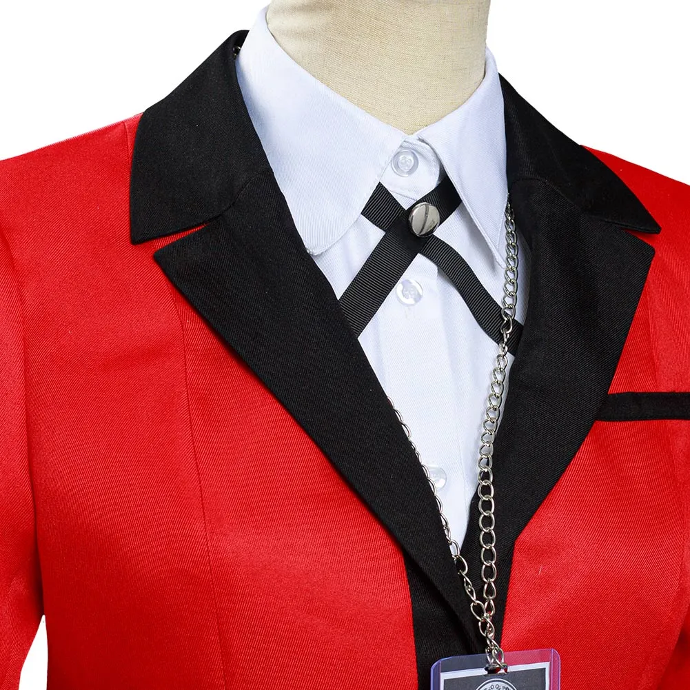 Kakegurui: Compulsive Gambler Halloween Carnival Suit Jabami Yumeko/Meari Saotome Cosplay Costume Uniform Skirt Outfits
