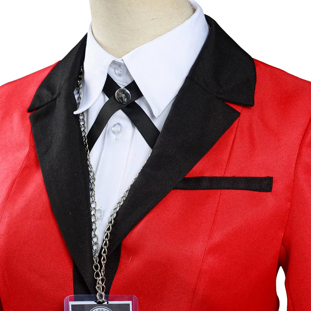Kakegurui: Compulsive Gambler Halloween Carnival Suit Jabami Yumeko/Meari Saotome Cosplay Costume Uniform Skirt Outfits