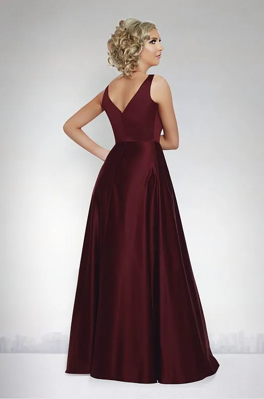 Kanali K Size 12 1728 Wine Bridesmaid Dress