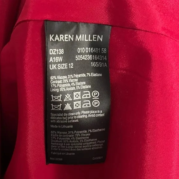 Karen Millen Bow Neck A Line Dress