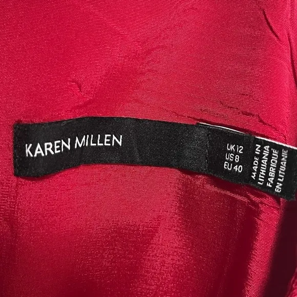 Karen Millen Bow Neck A Line Dress