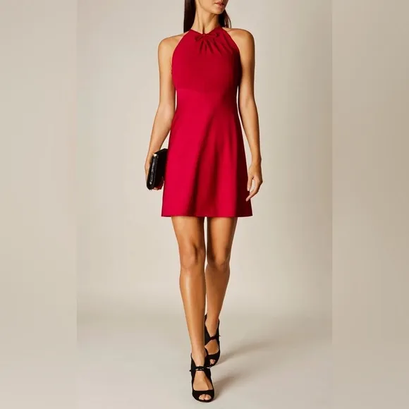 Karen Millen Bow Neck A Line Dress
