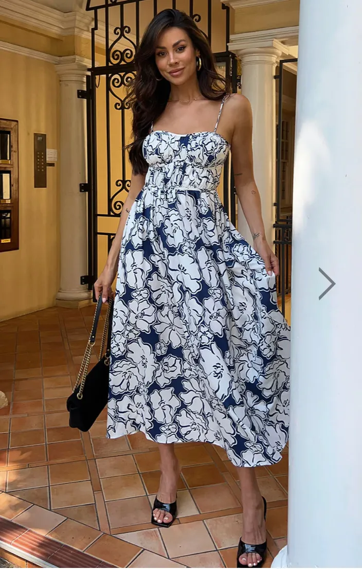 Keelan A Line Midi Dress