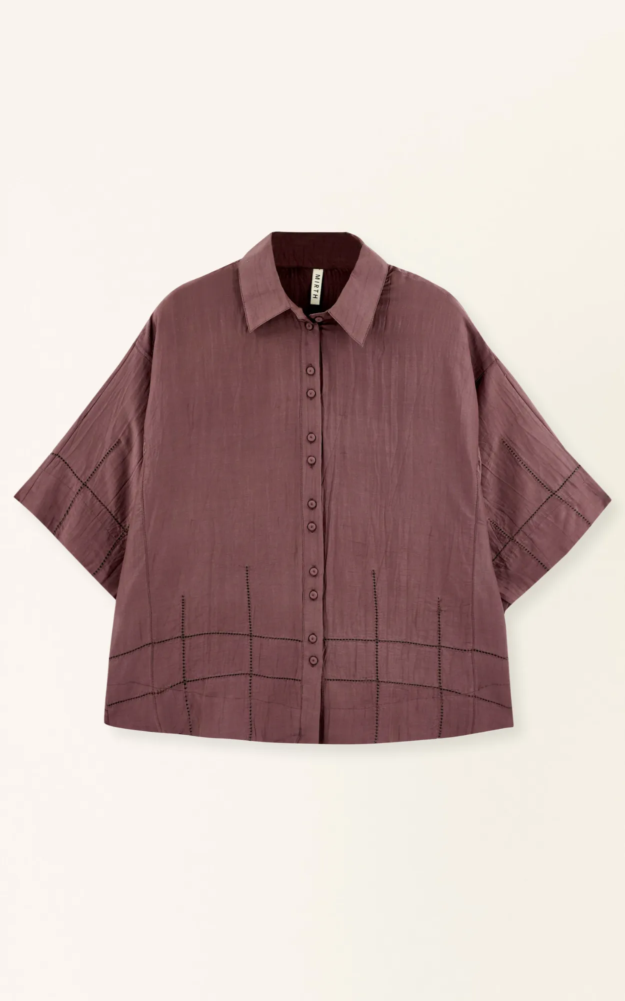 Kyoto Short Sleeved Shirt in Grappa