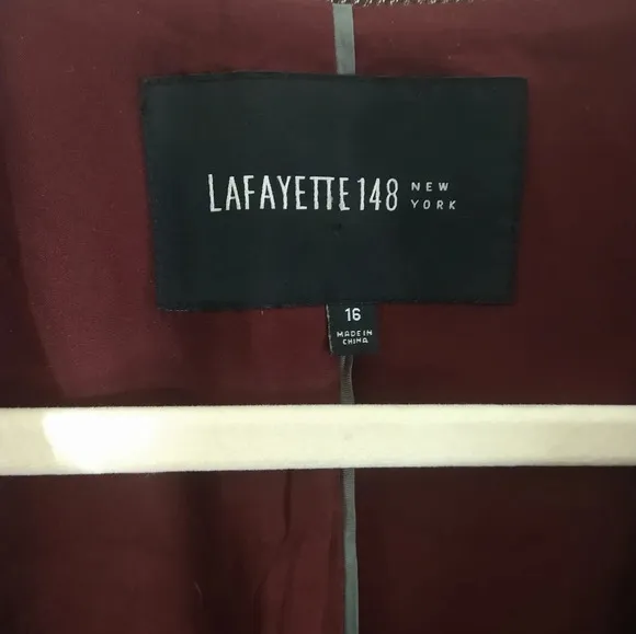 Lafayette 148 EUC Wool and Silk blend Blazer Jacket Top