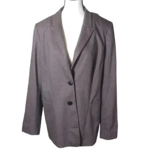Lafayette 148 EUC Wool and Silk blend Blazer Jacket Top