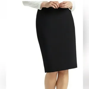 Lafayette 148 New York Black Pencil Skirt Size 8
