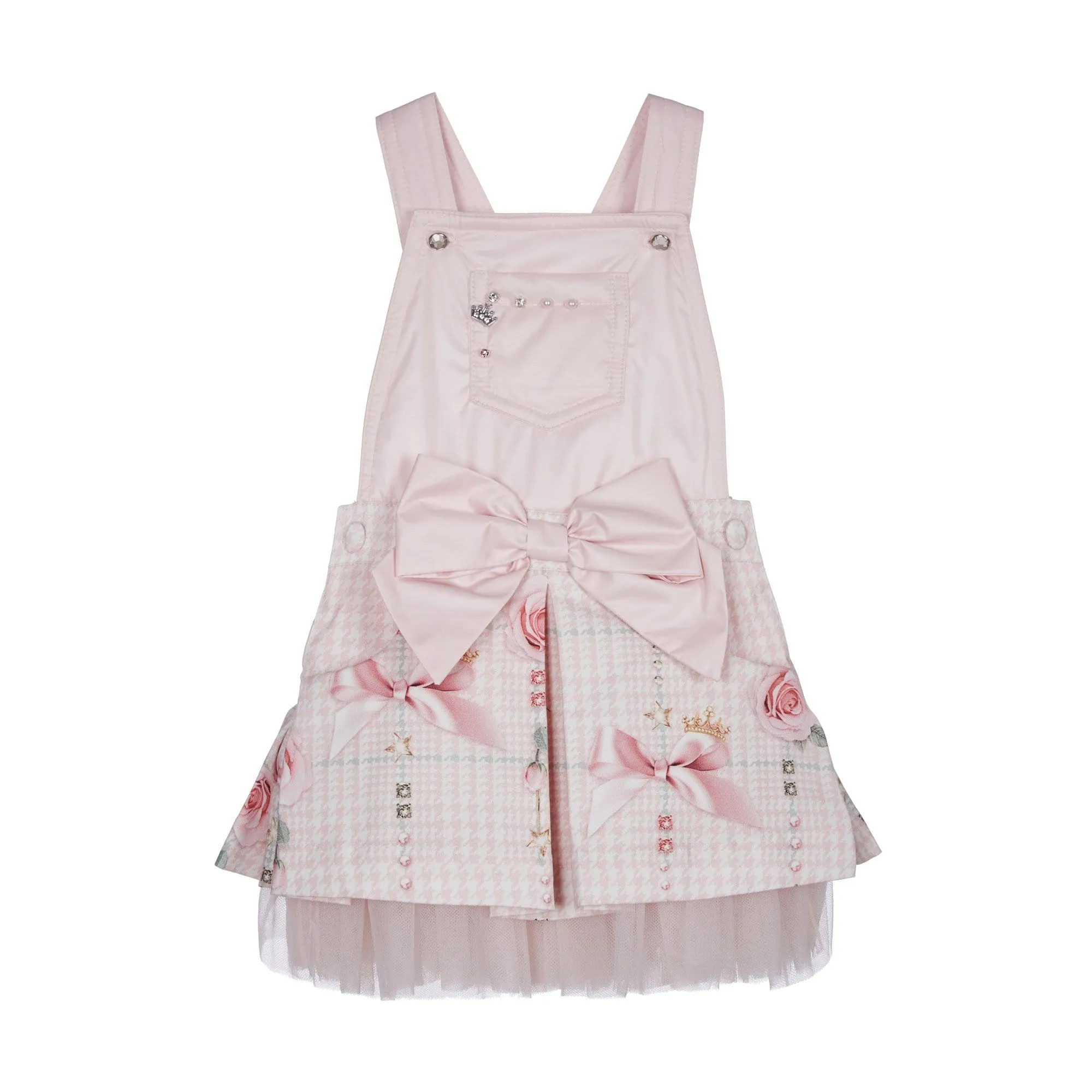 LAPIN HOUSE - Bow Pinafore With Blouse - Pink