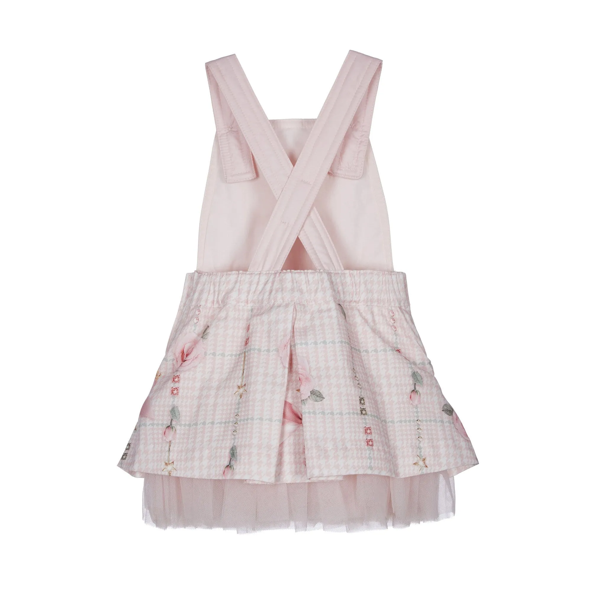 LAPIN HOUSE - Bow Pinafore With Blouse - Pink