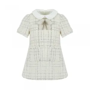 LAPIN HOUSE - Tweed A Line Dress - Cream