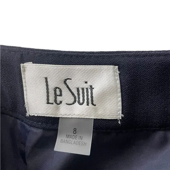 Le Suit Skirt Suit Set Skirt and Blazer Size 8 NWT