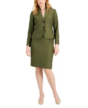Le Suit Women's Two-Button Jacket Skirt Suit 50040915