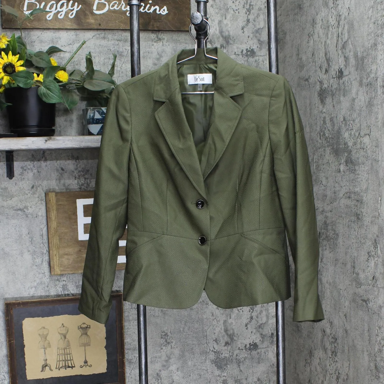 Le Suit Women's Two-Button Jacket Skirt Suit 50040915
