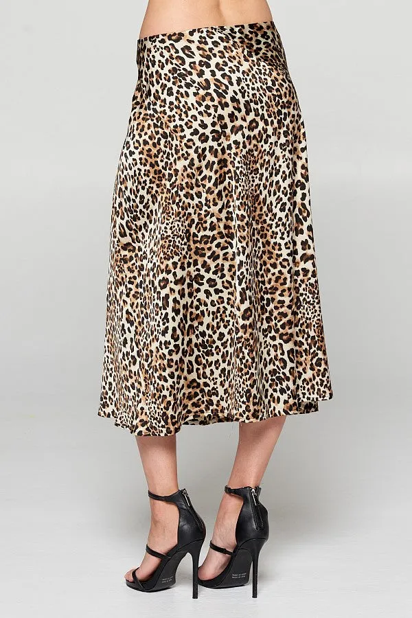 Leopard Print Skirt