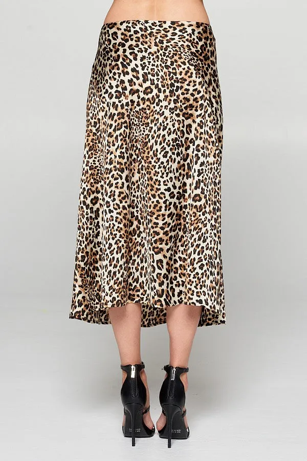 Leopard Print Skirt
