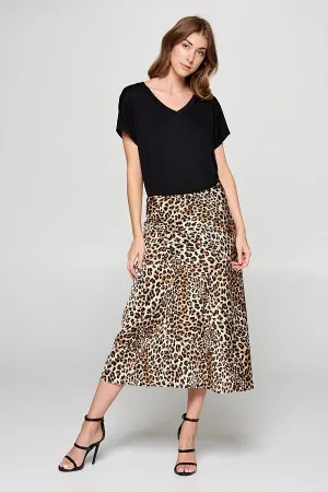 Leopard Print Skirt