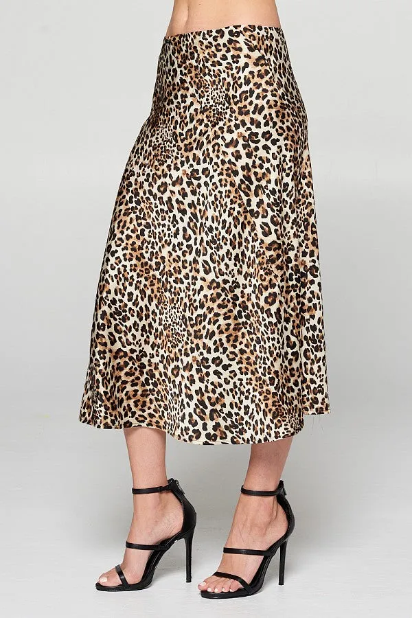 Leopard Print Skirt