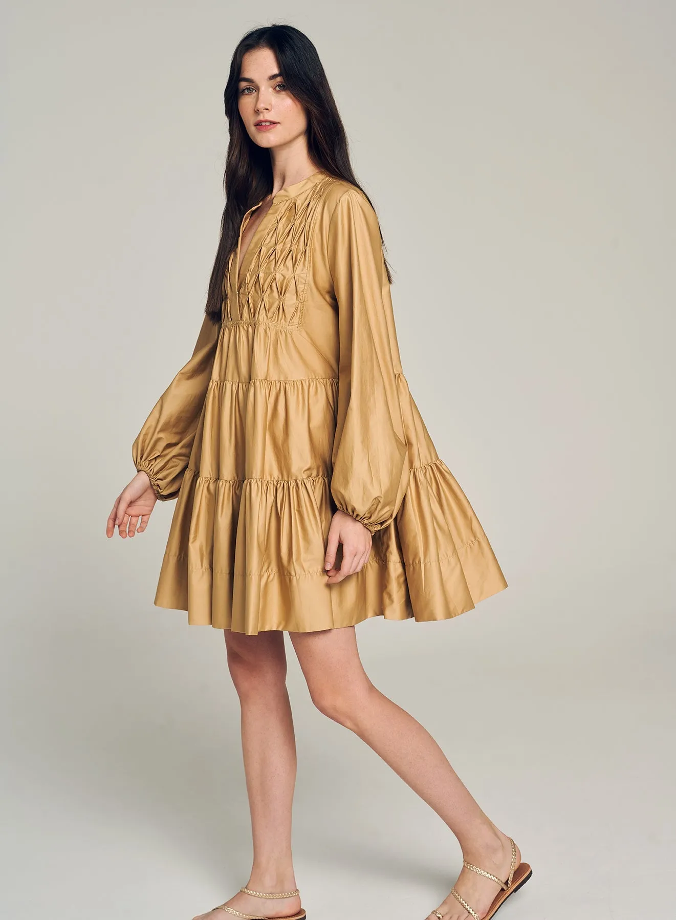 Leros Dress - Beige