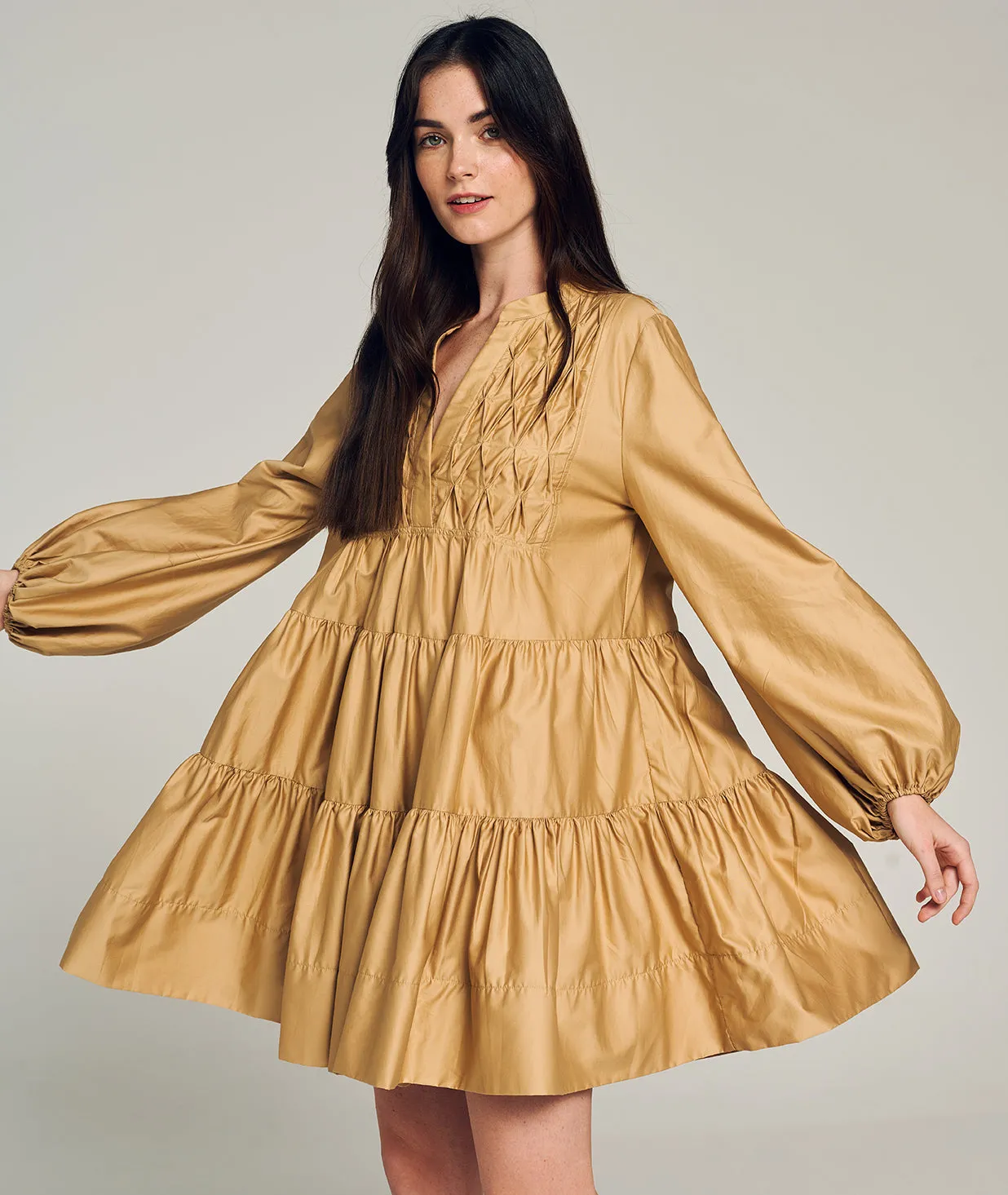 Leros Dress - Beige