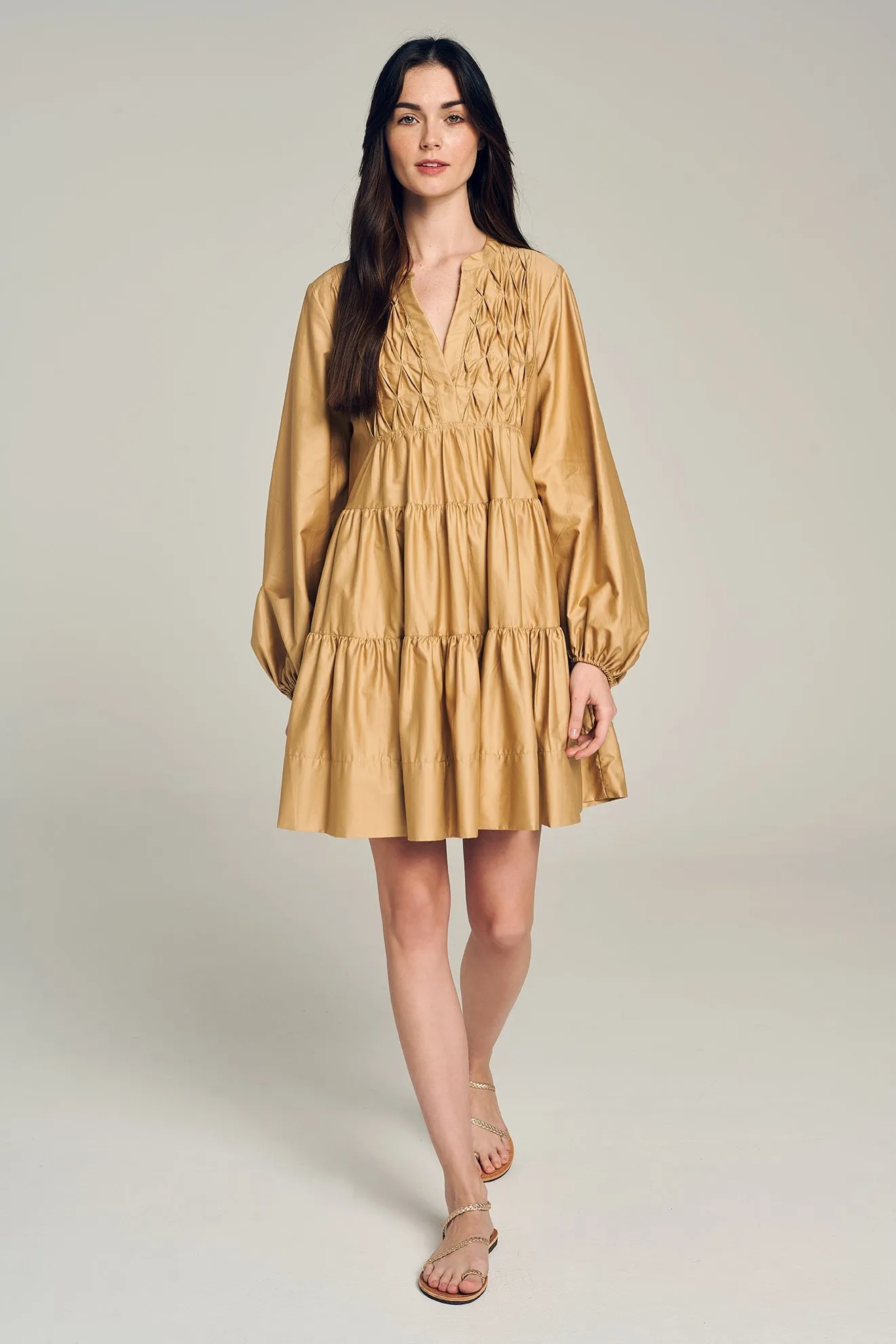 Leros Dress - Beige