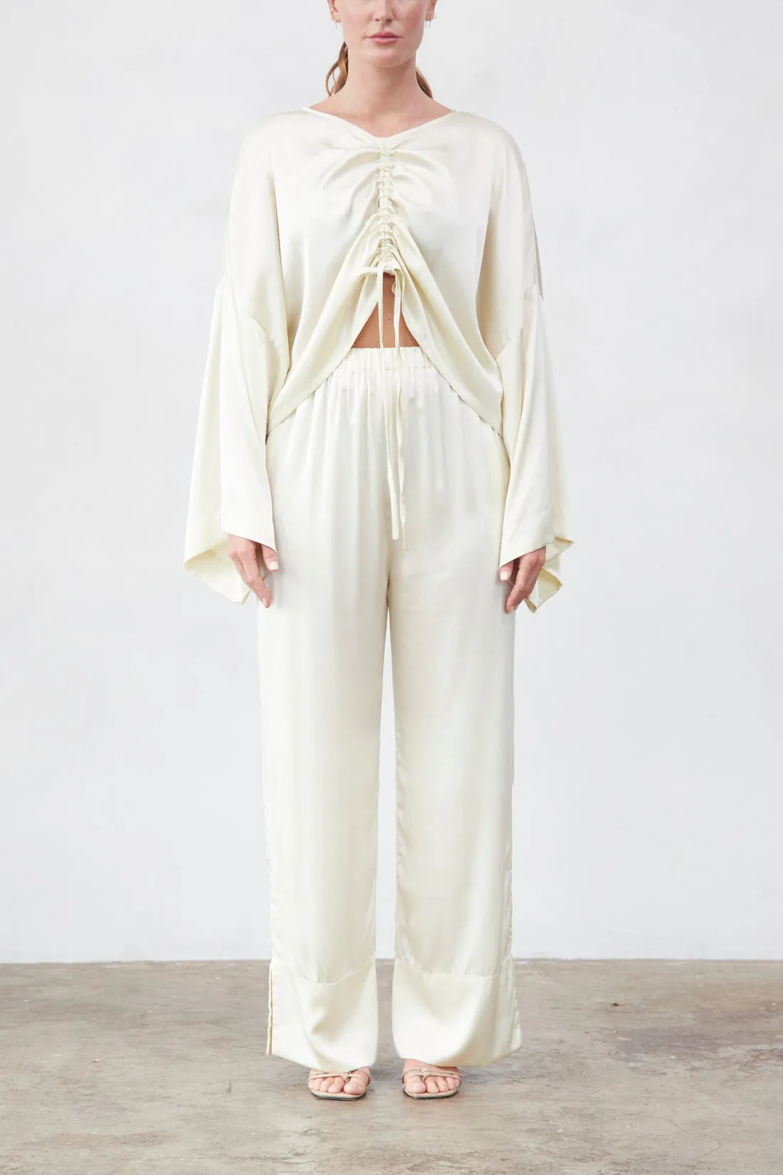 Ling Silk Blouse Birch