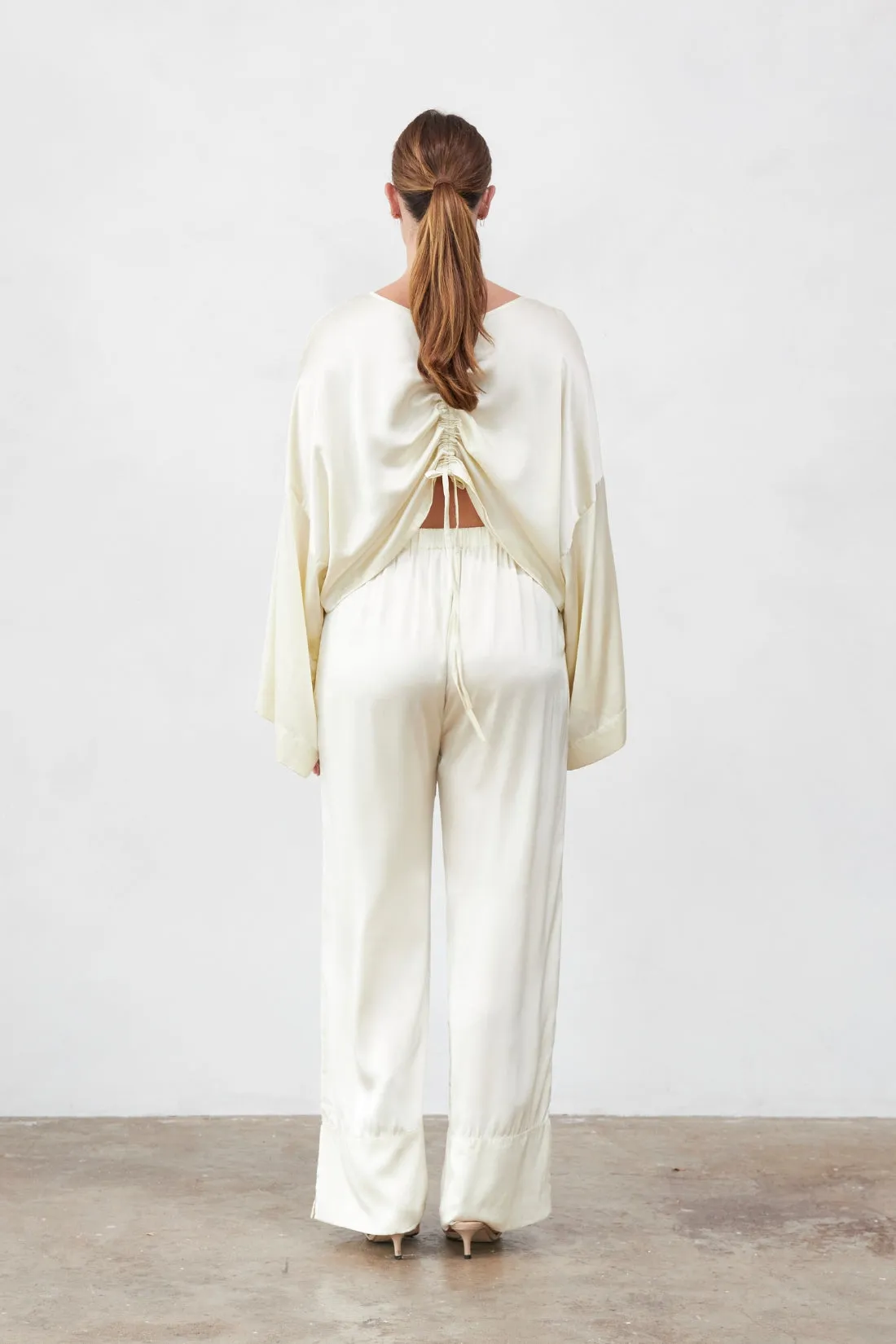 Ling Silk Blouse Birch