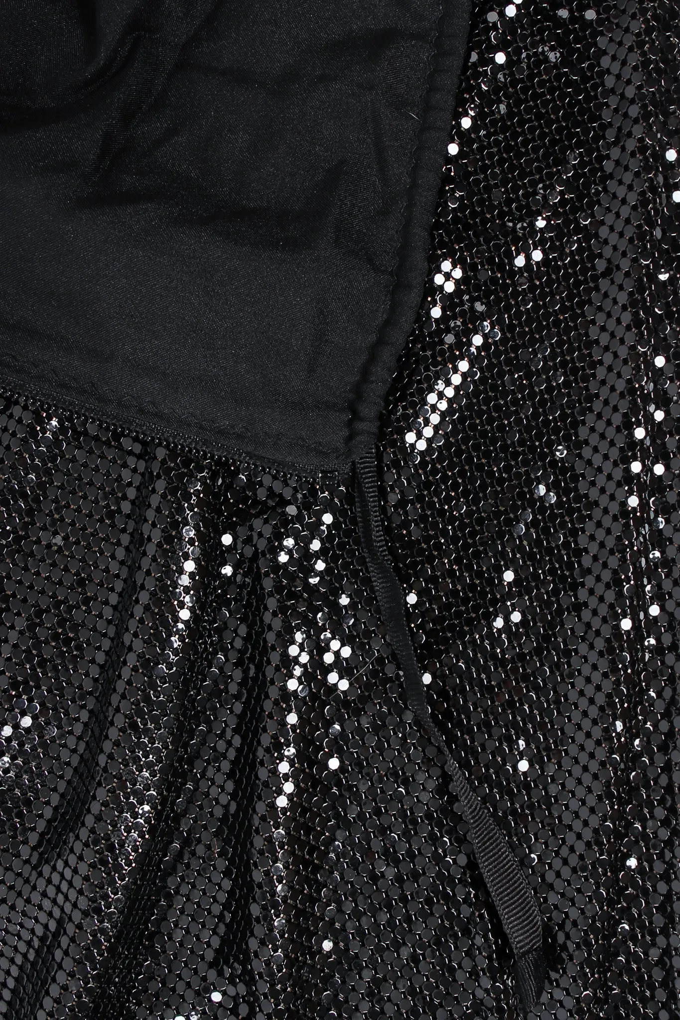 Liquid Metal Mesh Maxi Skirt