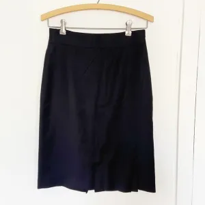LK Bennett side pleat black pencil skirt EU 36 US 4