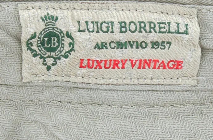 Luigi Borrelli Beige Pants – Size: 38 US / 54 EU